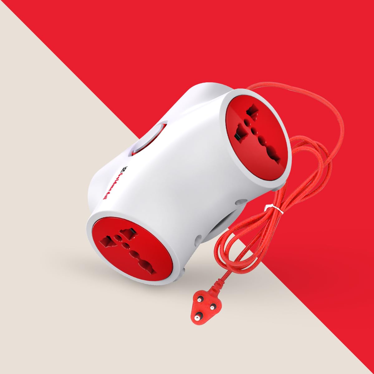 Goldmedal G-Trix 4X1 Spike Guard With 2 Meter Cable - White 1.0 Piece