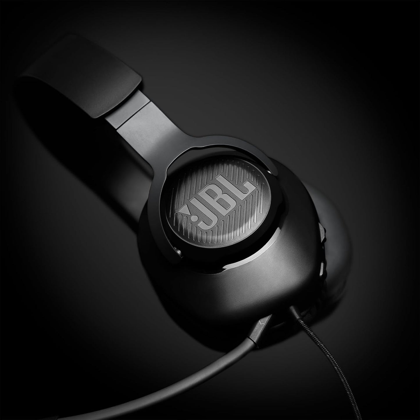 JBL Quantum 100 Wired Over Ear Gaming Headphones With Mic, 40mm Dynamic Driver,Detachable Mic(Black) 1.0 Piece