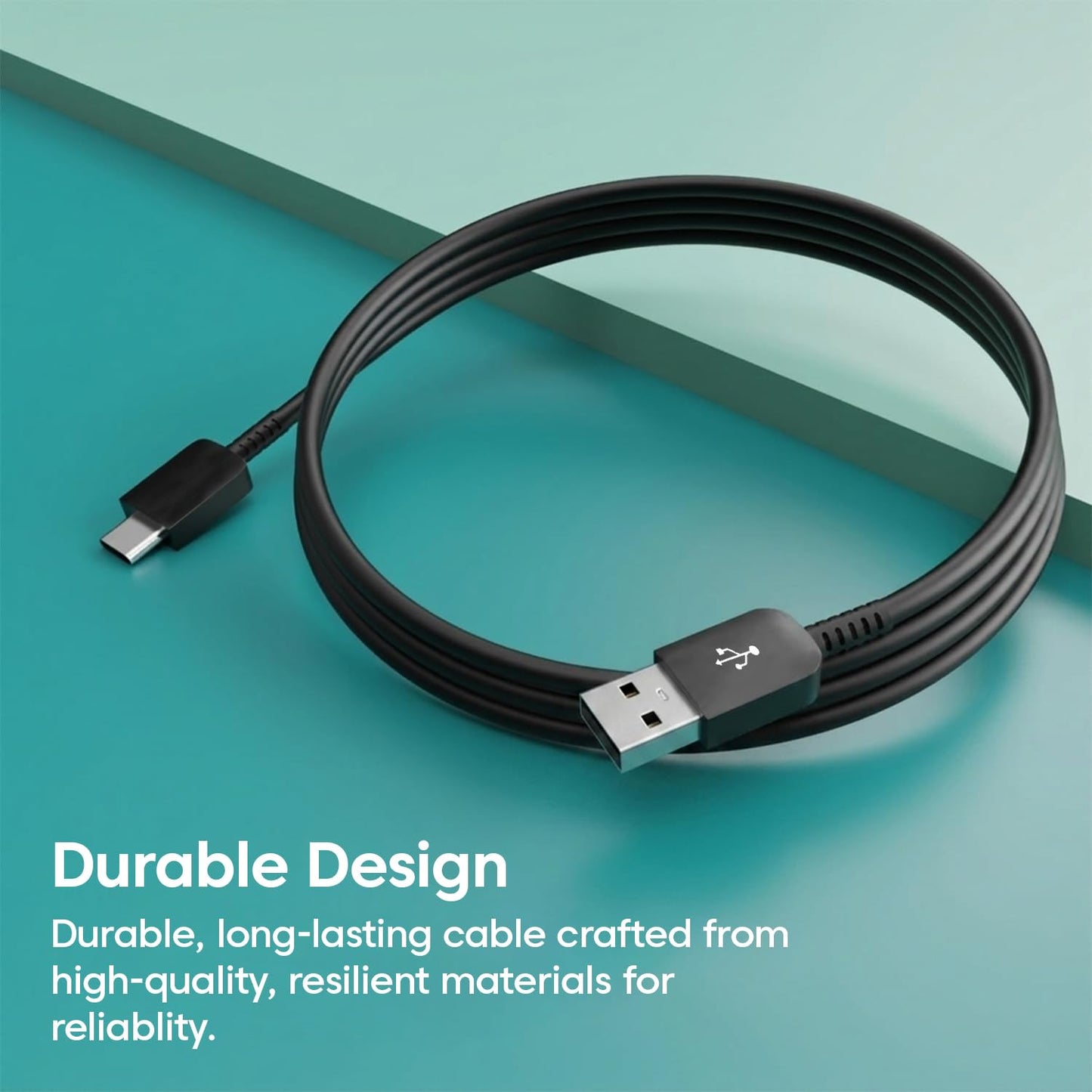Sounce Samsung Usb To Type C 1.5 Meter 25W Fast Charging Usb C Cable,Black 1.0 Piece