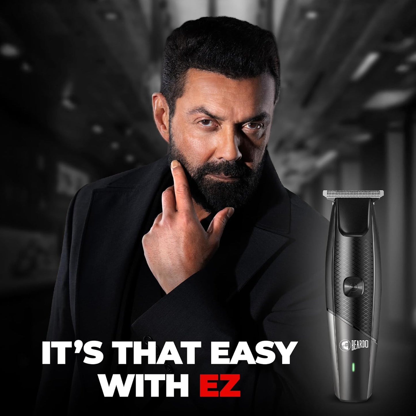 Beardo Ape-X EZ Trimmer Men Beard | 110 Min Run Time | 7000 RPM Motor | Lithium Ion Battery 1.0 pack