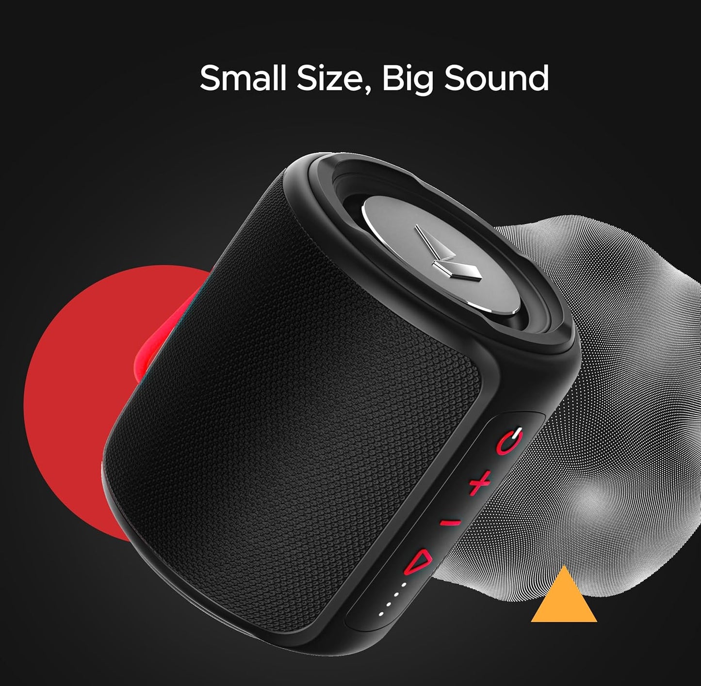 boAt Stone 352 Bluetooth Speaker, 10W, 12Hours Playtime, Bluetooth v5.3 (Raging Black) 1.0 unit