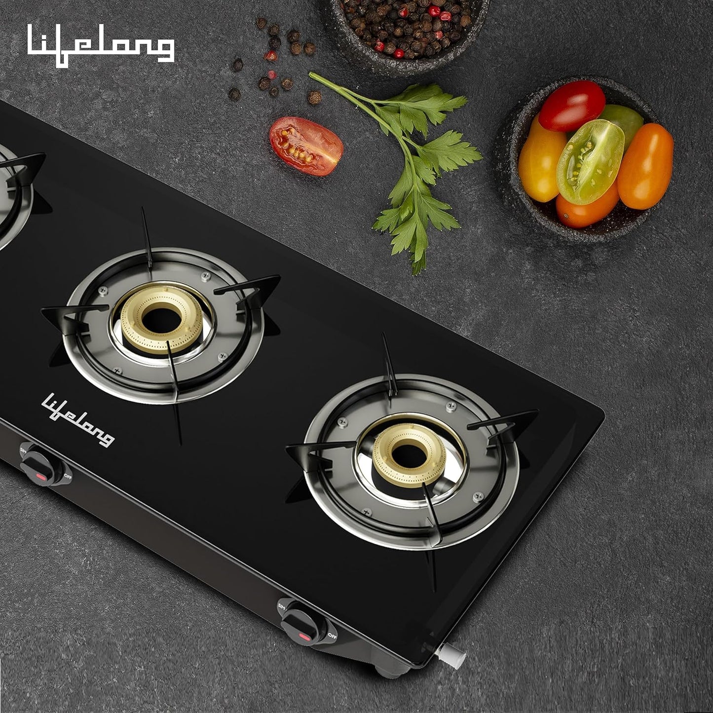 LifeLong 3 Burner Gas Stove