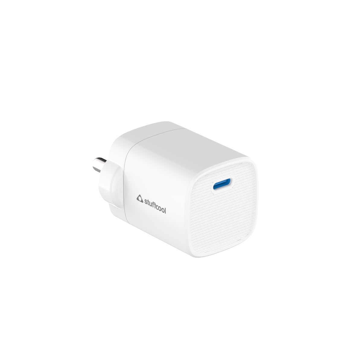 Stuffcool Nuevo 20W Single Port Adapter, Male Connector (Blue) 1.0 unit