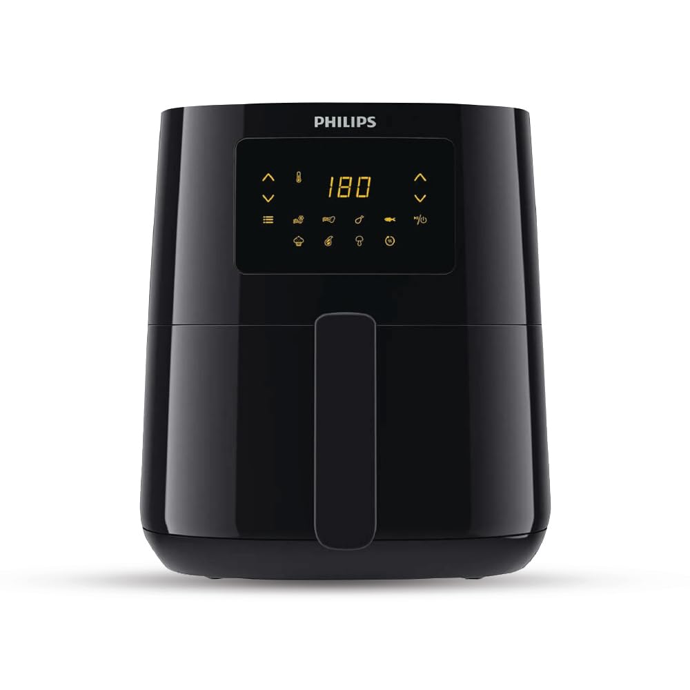 Philips HD9252/90 Digital Air Fryer, 4.1L With Touch Panel, 1400W (Black) 1.0 Piece