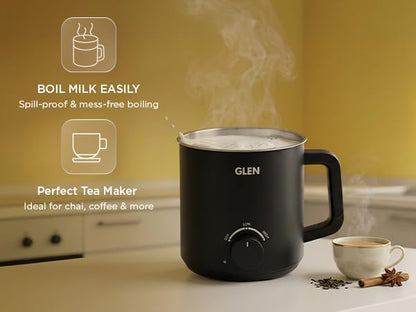Glen SA 9016 Multi Cook Kettle,1.5L, 600W (Black) 1.0 unit
