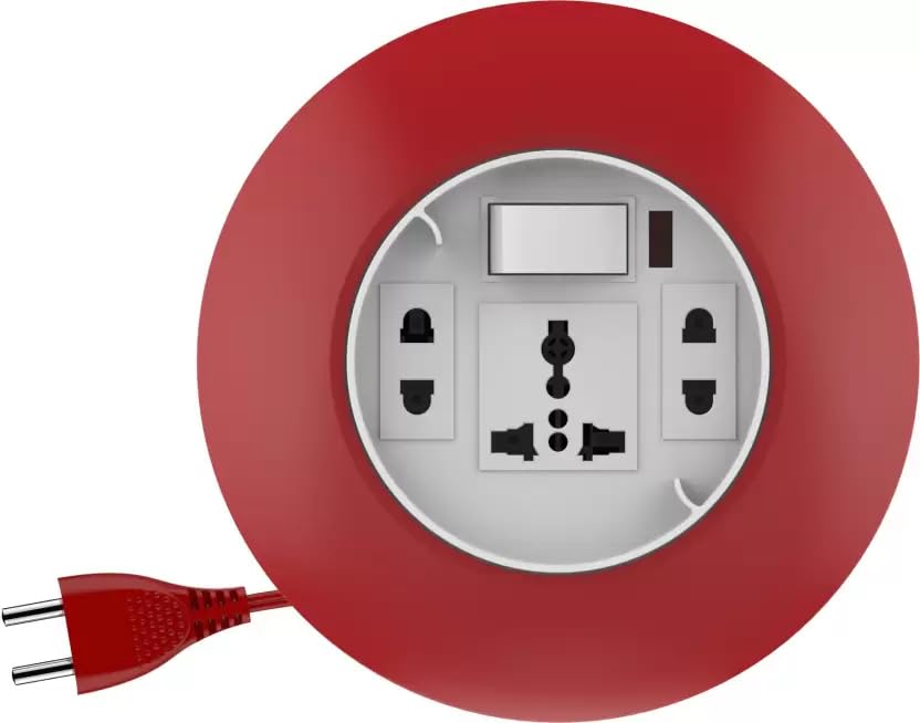 Goldmedal G-Dial 2 Pin Extension Boards with 3 Socket - White 1.0 Piece