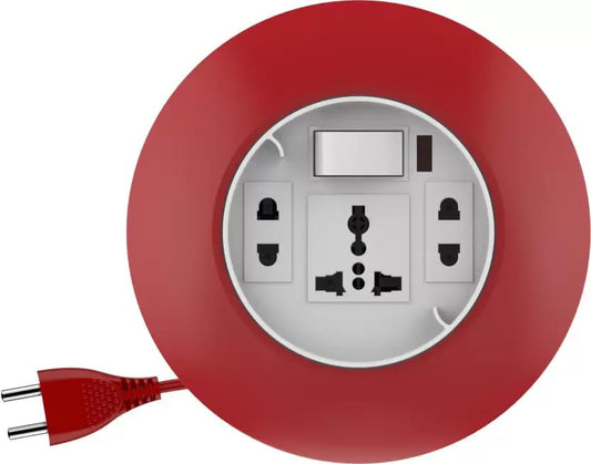 Goldmedal G-Dial 2 Pin Extension Boards with 3 Socket - White 1.0 Piece