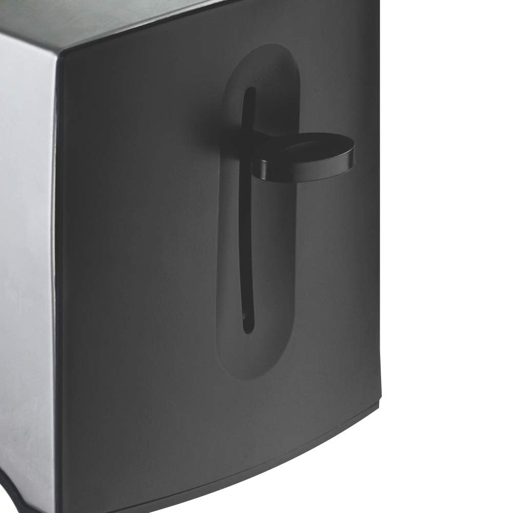Borosil 1500W Krispy Pop-up Toaster | 4 Slice Automatic Pop up | Toasting, Reheating & Defrosting Options | Removable Bread Crumb Tray | 7 Temprature Settings | Cord Winder | 2 Years Warrant