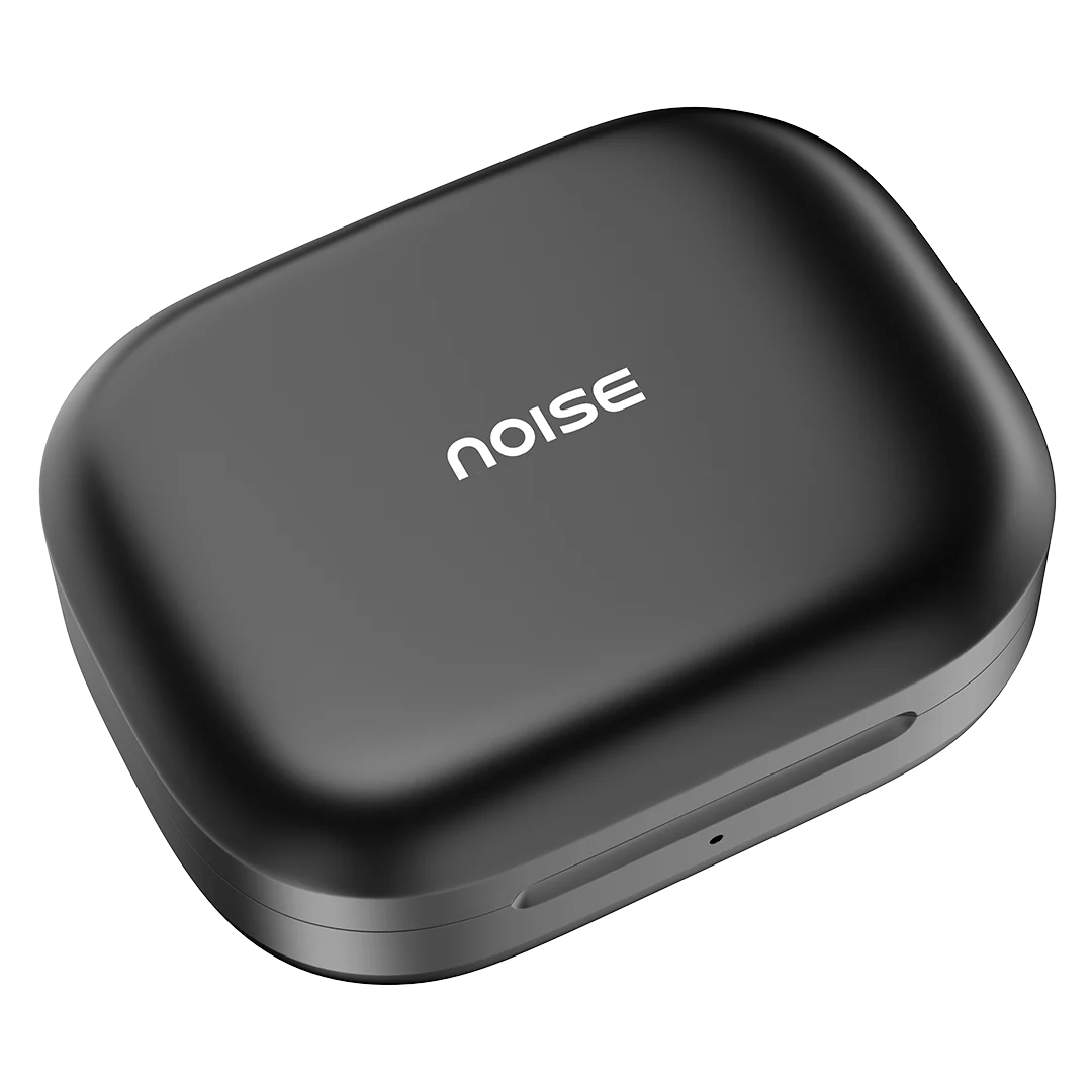 Noise Buds N1 Pro in-Ear Truly Wireless Earbuds with Metallic Finish, ANC(Upto 30dB), 60H of Playtime, Dual Pairing, Instacharge(10 min=200 min), BT v5.3(Chrome Black) 1.0 Piece