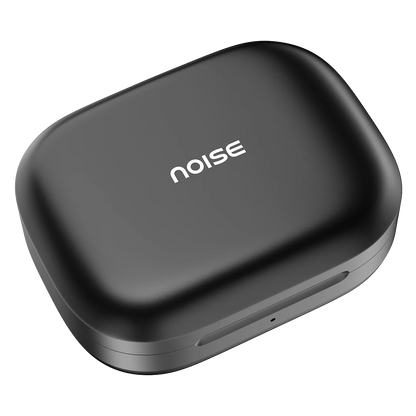 Noise Buds N1 Pro in-Ear Truly Wireless Earbuds with Metallic Finish, ANC(Upto 30dB), 60H of Playtime, Dual Pairing, Instacharge(10 min=200 min), BT v5.3(Chrome Black) 1.0 Piece