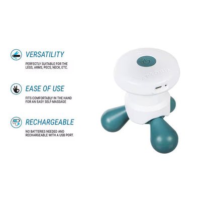 Decathlon Electric Hand Massager for Pain Relief, Stress Relaxation & Recovery – Portable Rechargeable Massager for Hands, Palm & Wrist