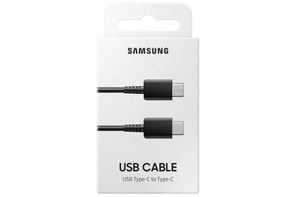 Samsung Original Type C to C Cable - 3.28 Feet (1 Meter), Black 1.0 Piece