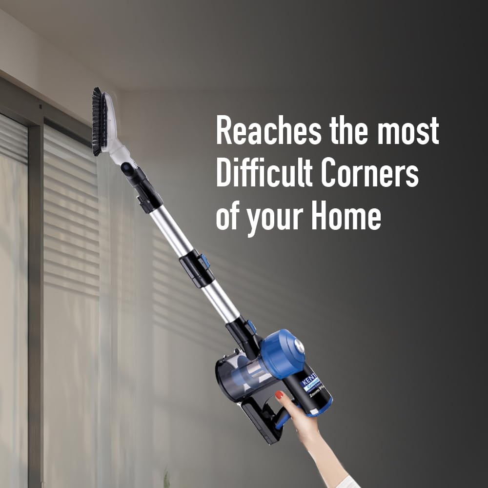 kent Zoom Plus Vacuum Cleaner, Cyclone5 Technology (Blue) 1.0 unit