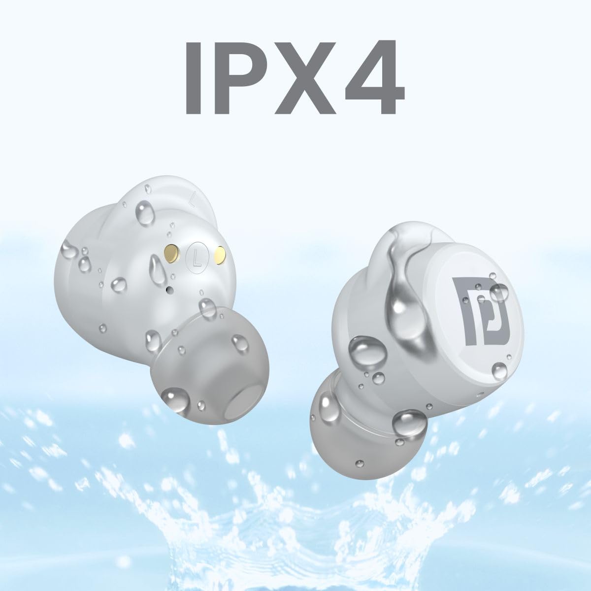 Portronics Harmonics Twins S5 Smart TWS BT Earbuds - White 1.0 unit