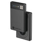 Portronics Luxcell Magclick 10K 15W Magnetic 10000mAh Wireless Power Bank - Dark Grey 1.0 unit