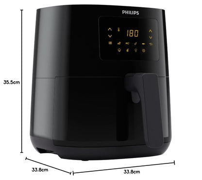 Philips HD9252/90 Digital Air Fryer, 4.1L With Touch Panel, 1400W (Black) 1.0 Piece