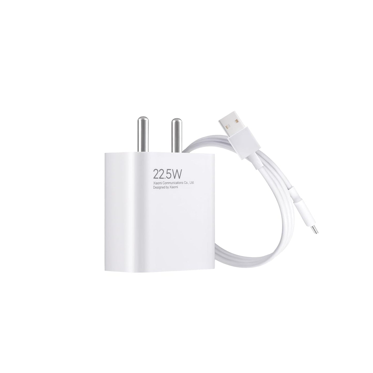 Xiaomi 22.5W Fast Charger Adaptor with Cable - White 1.0 pack
