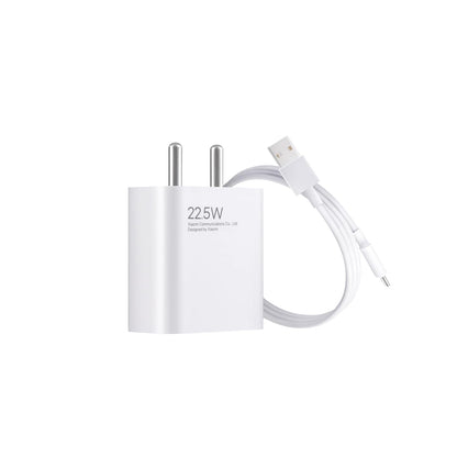 Xiaomi 22.5W Fast Charger Adaptor with Cable - White 1.0 pack
