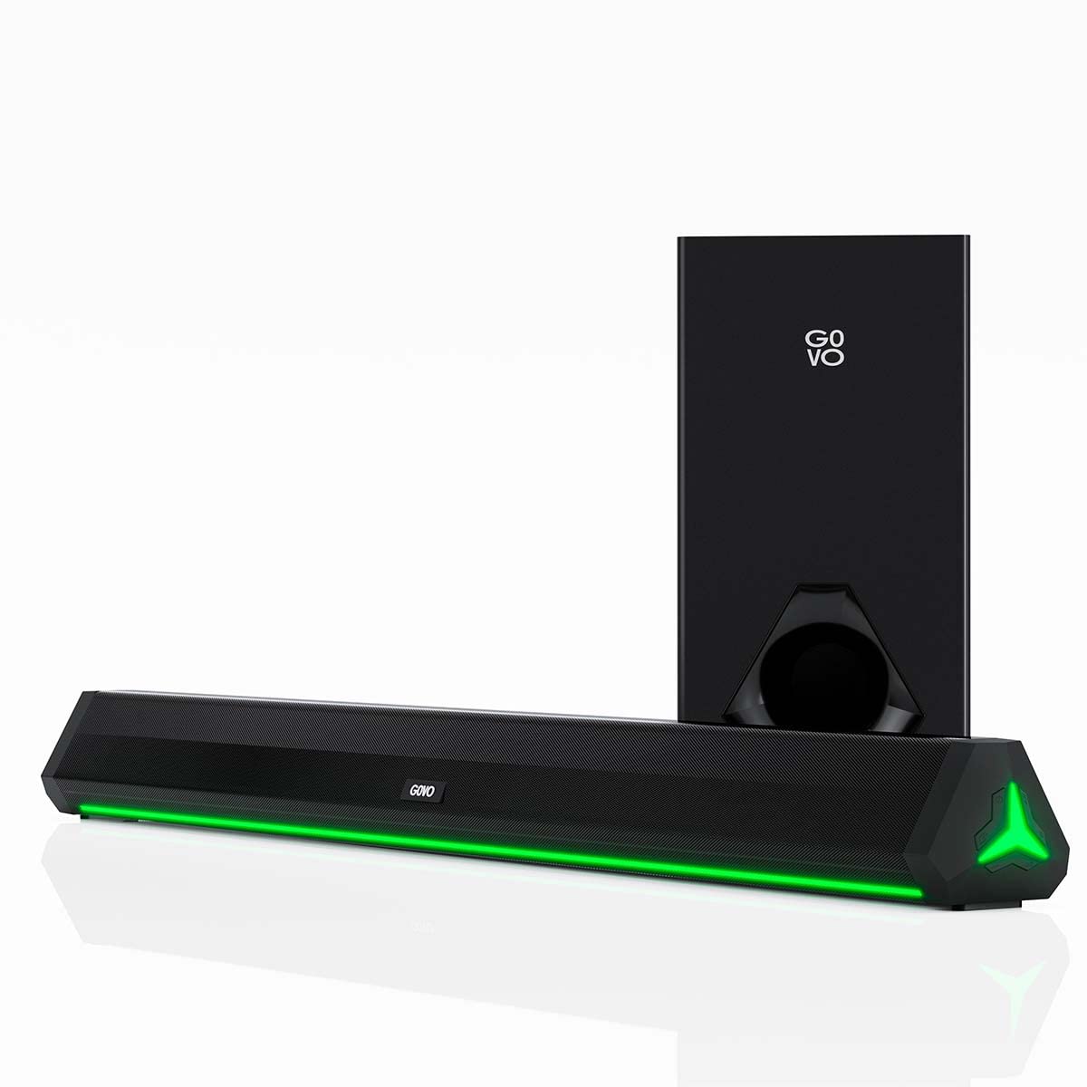 GOVO GOSURROUND 900 Soundbar, 200W, Bluetooth v5.3 (Platinum Black) 1.0 unit