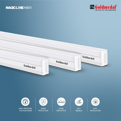 Goldmedal Magic Line Neo 20W T5 Led Batten - Cool Daylight 1.0 Piece