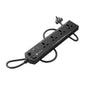 Portronics Power Plate 10 Extension Board with 4 Universal Sockets, 2 Meter Long Cord, 1500 Watts, 6 Amp Multi Plug for Office & Home Appliances - Black 1.0 Piece