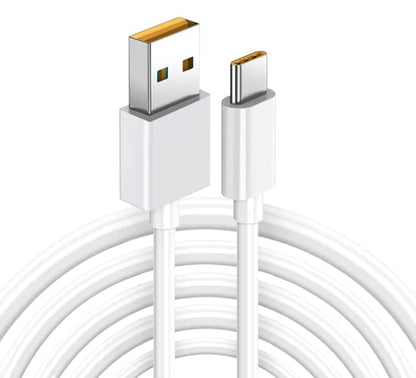 Sounce Realme 65W Super Vooc Fast Charging Type-C Cable for Realme Series ,White 1.0 Piece