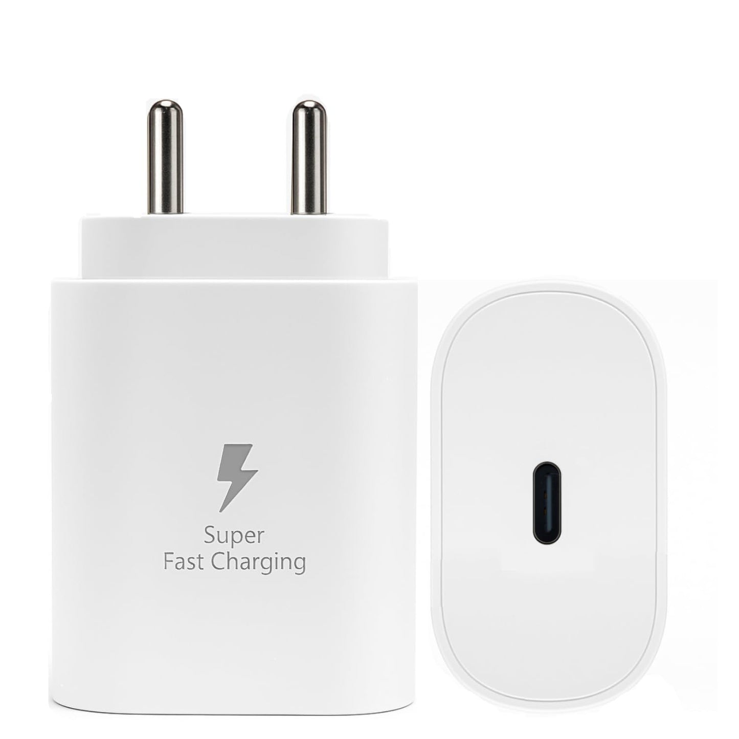 Samsung Original 25W Single Port Type-C Charger (White) 1.0 Piece