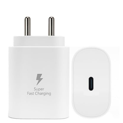 Samsung Original 25W Single Port Type-C Charger (White) 1.0 Piece
