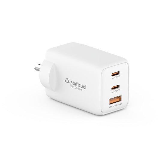 Stuffcool Nova 65W Triple Port Adapter (White) 1.0 unit
