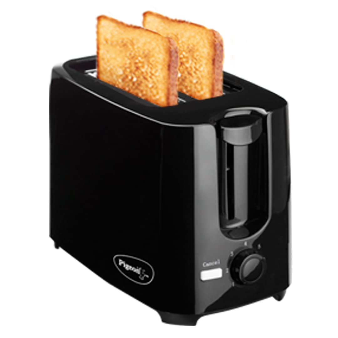 Pigeon 2 Slice Auto Pop up Toaster. A Smart Bread Toaster for Your Home - 750 Watt (Black) 1.0 Piece