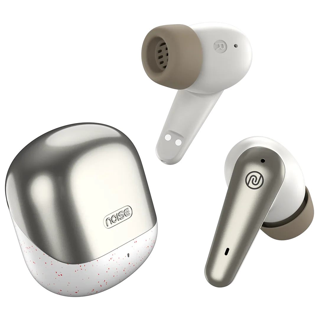 Noise X Prime In-Ear Truly Wireless Earbuds With Mic, 120 Hours Playtime, ENC, IPX5, Bluetooth v5.3 (Sliver Grey) 1.0 unit