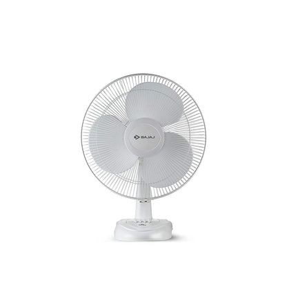Bajaj Esteem Table Fan 400 mm with 3 Speed Control (White) 1.0 unit