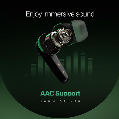 Noise Buds VS404 In-Ear Truly Wireless Earbuds With Mic, 50 Hours Playtime, IPX5, Bluetooth v5.3 (Jet Black) 1.0 unit