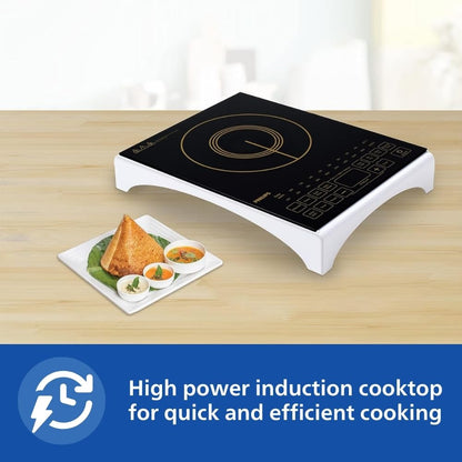 Philips HD4928/01 2100W Viva Collection Induction Cooktop (Black)