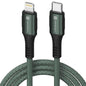 Portronics Konnect CL Type C to 8 Pin 3A Type-C to 8 Pin USB Cable - Green 1.0 Piece