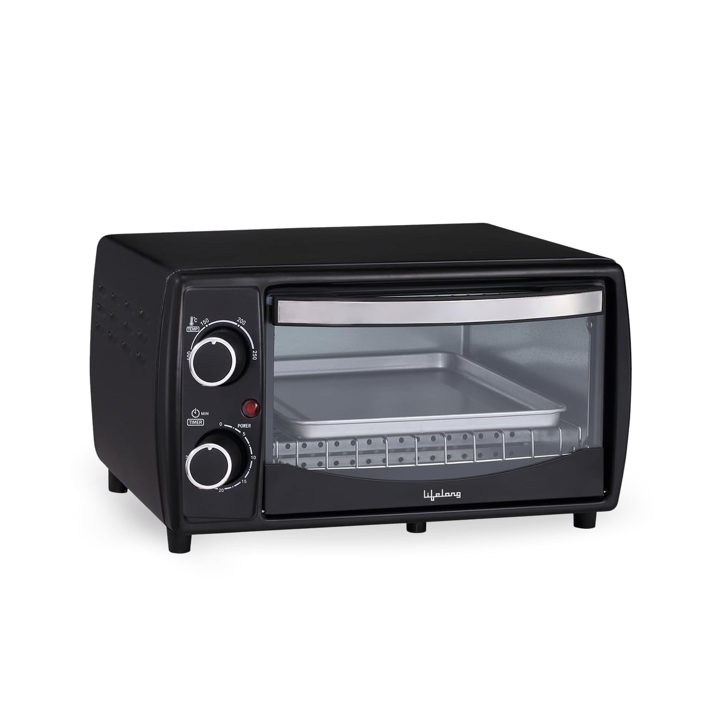 Lifelong LLOT10 10 L Oven, Toaster & Griller with Auto Shut Off (Black) 1.0 Piece