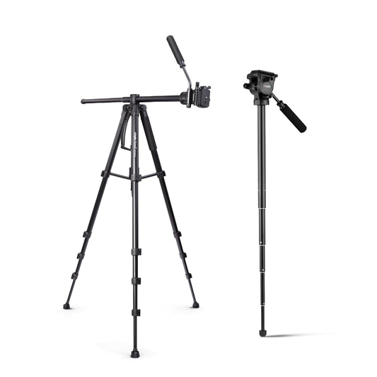 DIGITEK (DPTR 895VD) 195 CM Aluminum Alloy Tripod/Monopod & Multipurpose 3-Way Head 1.0 Piece