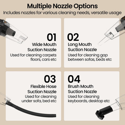 Portronics Mopcop Portable Vacuum Cleaner - Black 1.0 Piece
