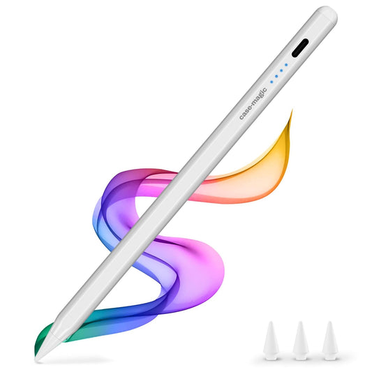 Case Magic iPad Pencil Active Stylus Pen with Palm Rejection, High Precision Tip Compatible With All iPad Models (Dark Grey) 1.0 pack