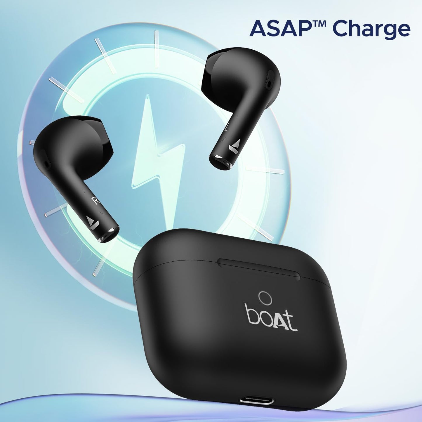 boAt Airdopes Ace TWS in Ear Earbuds w/ 35H Playback, 13mm Drivers, Dual Mics ENx & Beast Mode