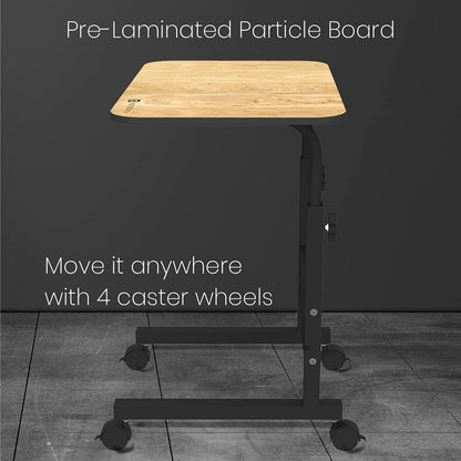 Portronics My Buddy D Wood Multipurpose Movable & Adjustable Table for Computer & Laptop