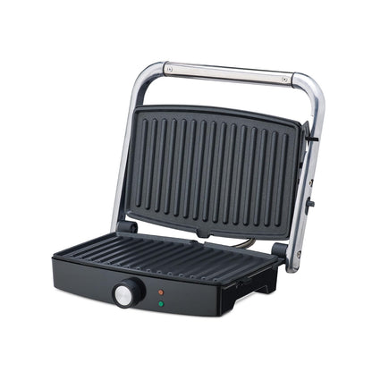 Morphy Richards Imperio Grills SM 72 Sandwich Maker, 1500W, Non-Stick Coating (Black and Silver) 1.0 unit