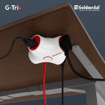 Goldmedal G-Trix 4X1 Spike Guard With 2 Meter Cable - White 1.0 Piece