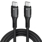Portronics Konnect 240 C 240W Type C to Type C 1 MTR Cable - Black 1.0 Piece