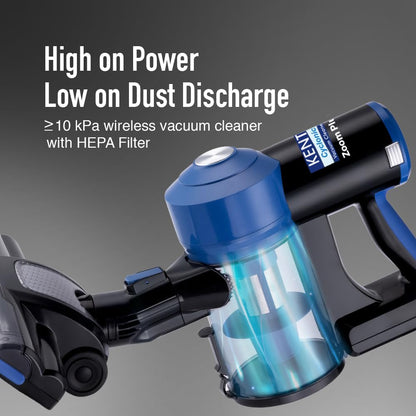 kent Zoom Plus Vacuum Cleaner, Cyclone5 Technology (Blue) 1.0 unit