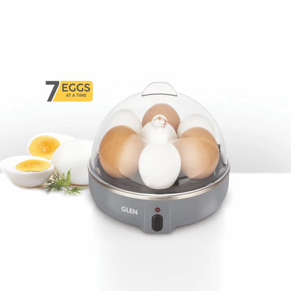 Glen SA 3040 Egg Boiler, Boil upto 7 eggs, 350W (Grey) 1.0 unit