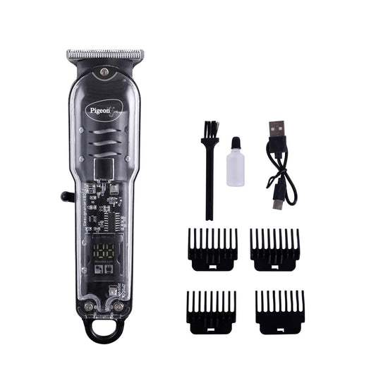 Pigeon Delight Battery Powered Beard Trimmer for Men|Carbon Sharp| Durable | USB C type Charging | 2 Years Warranty 1.0 Piece