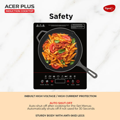 Pigeon Acer Plus(14429) 1800W Induction Cooktop (Black) 1.0 unit