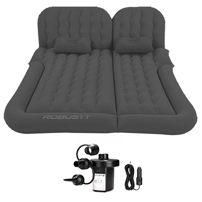Robustt SUV Car Inflatable Bed - Black (Pack of 1) | 2 Air Pillow & Air Pump | Car Sleeping Bed for Kids | Car Back Seat Bed | Quick Inflatable Bed |