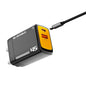 Nu Republic Cybotron 45W GaN Superfast Wall Charger with Type-C To Type-C Cable (Black) 1.0 Piece